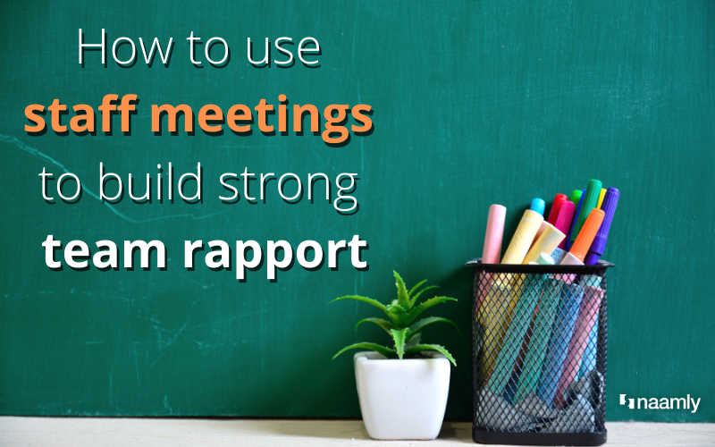 The big secret to effective staff meetings